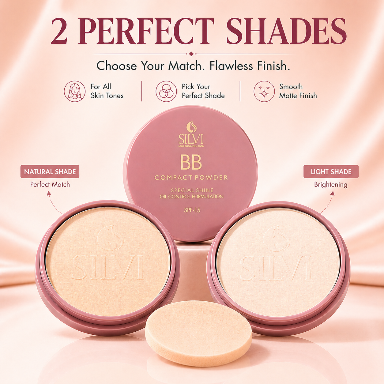 2 in 1 BB Compact Powder