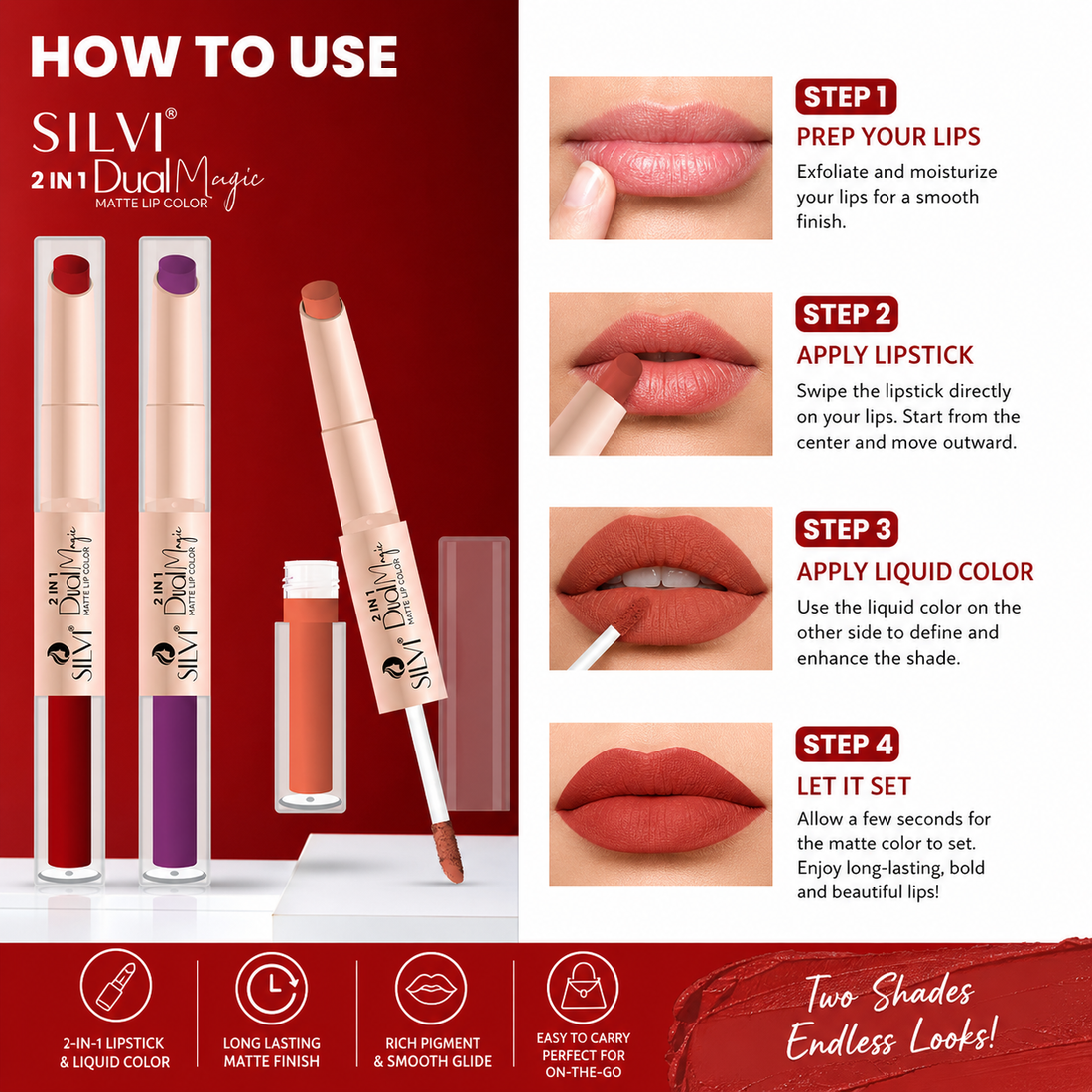 Dual Magic 2 In 1 Lipstick