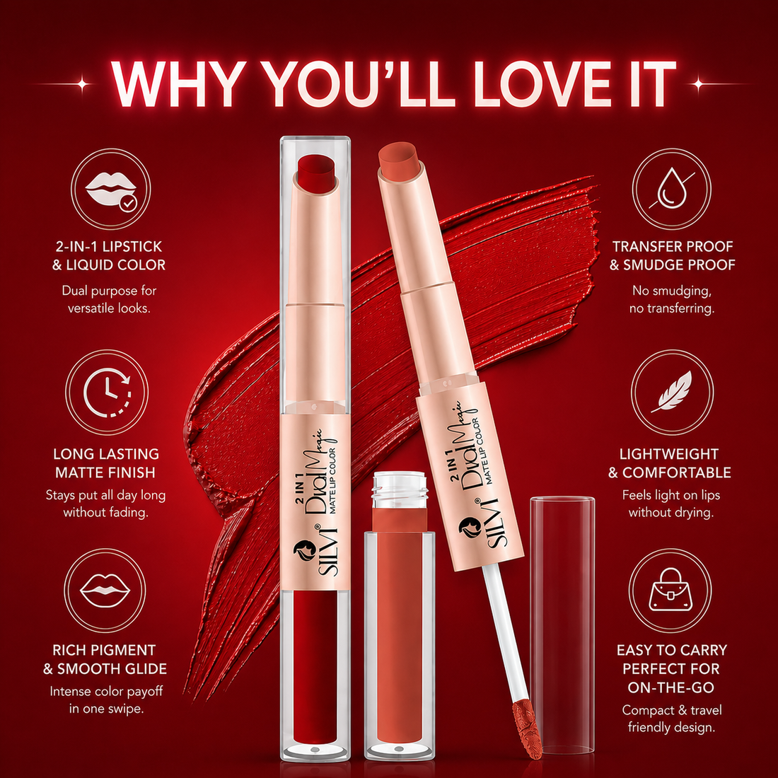 Dual Magic 2 In 1 Lipstick