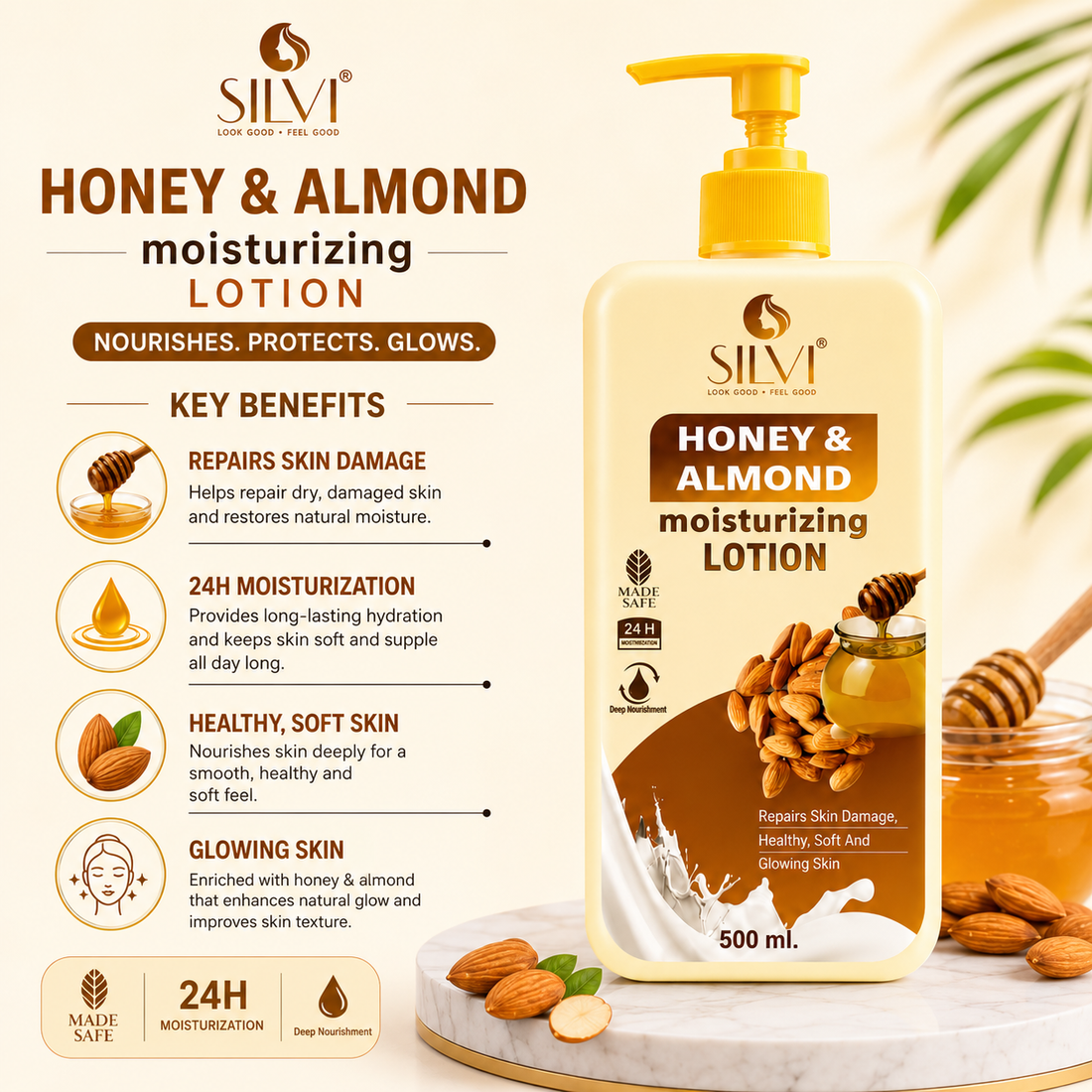 Honey & Almond Lotion