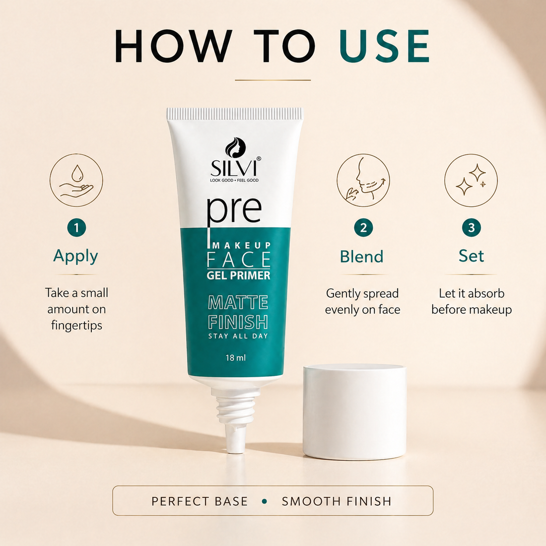 Pre Makeup Face Gel Primer – Matte Finish