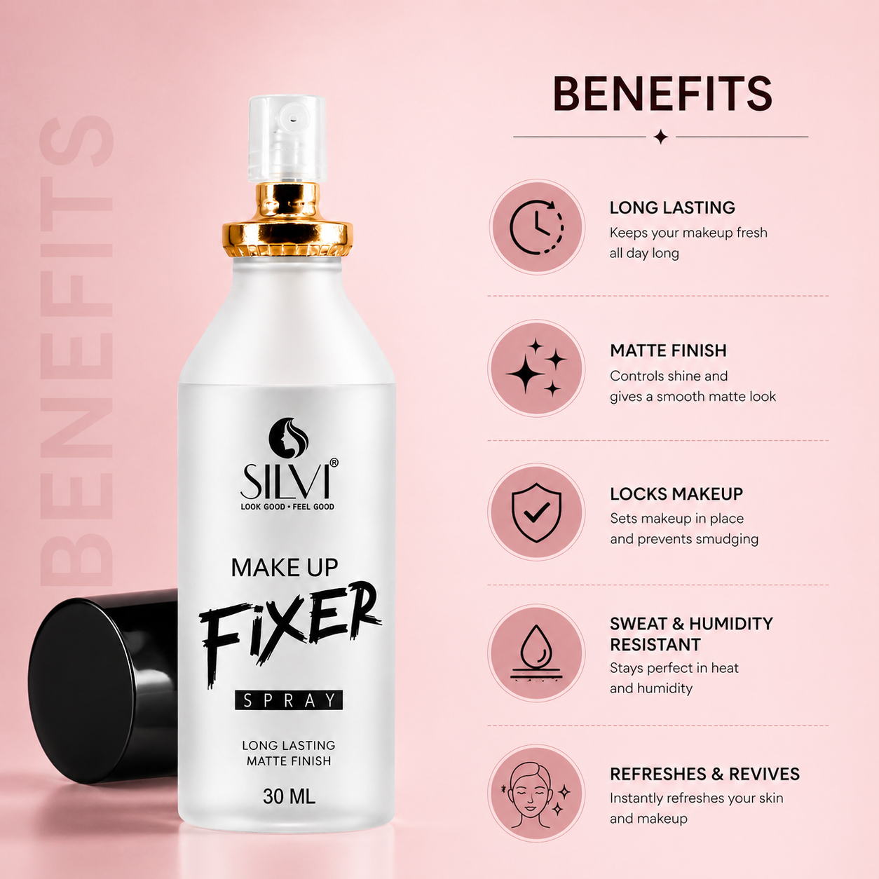 Make Up Fixer Spray – Long Lasting Matte Finish